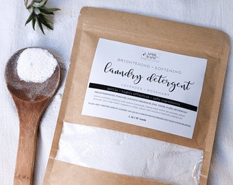 laundry detergent | natural laundry soap | gentle laundry powder | brightening + whitening