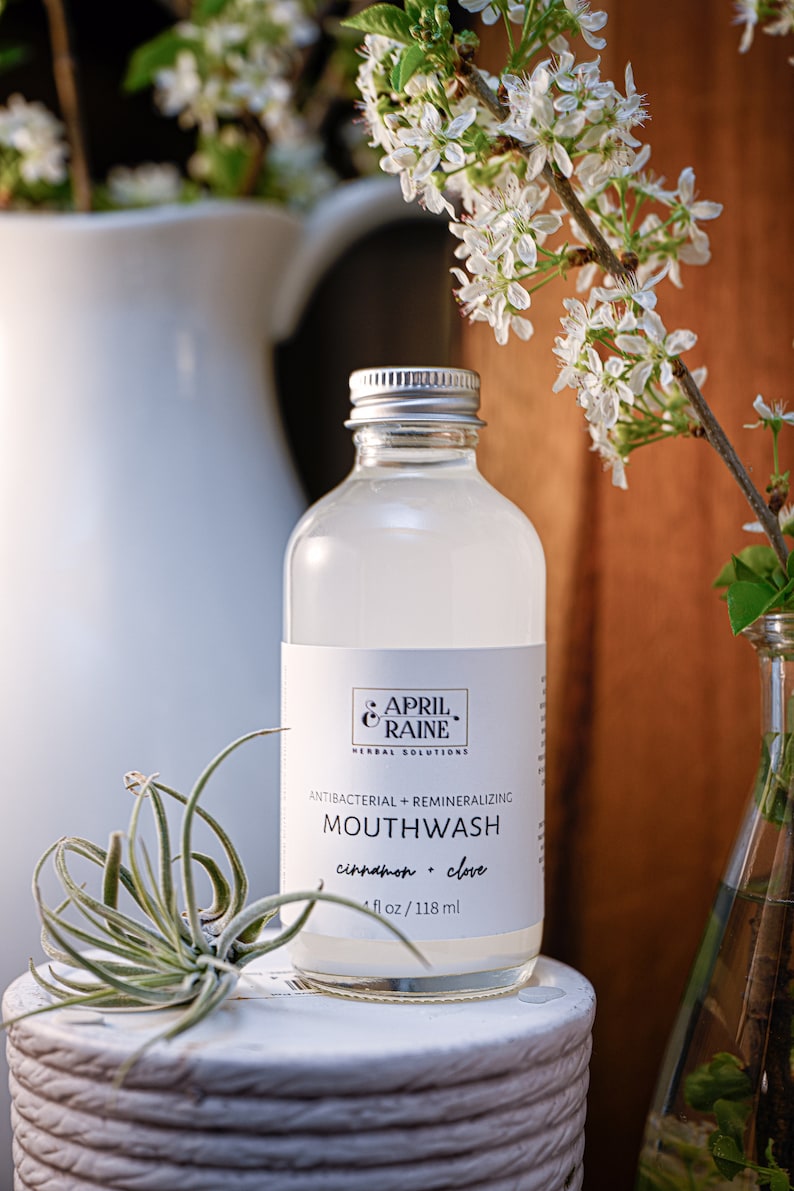Herbal Mouthwash Antibacterial Mouth Wash Oral Health Etsy