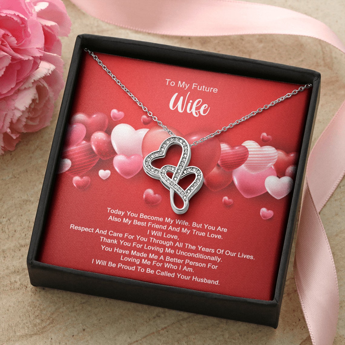 1st Anniversary Gift for Wife Husband Wife Jewelry Husband Etsy UK