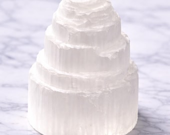 Mini Selenite Towers for Clearing and Charging Other Crystals, EMF Protection, Clearing Negative Energy