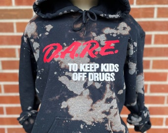 DARE Bleached Hoodie