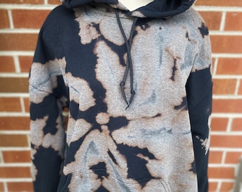 Spiral Bleached Hoodie