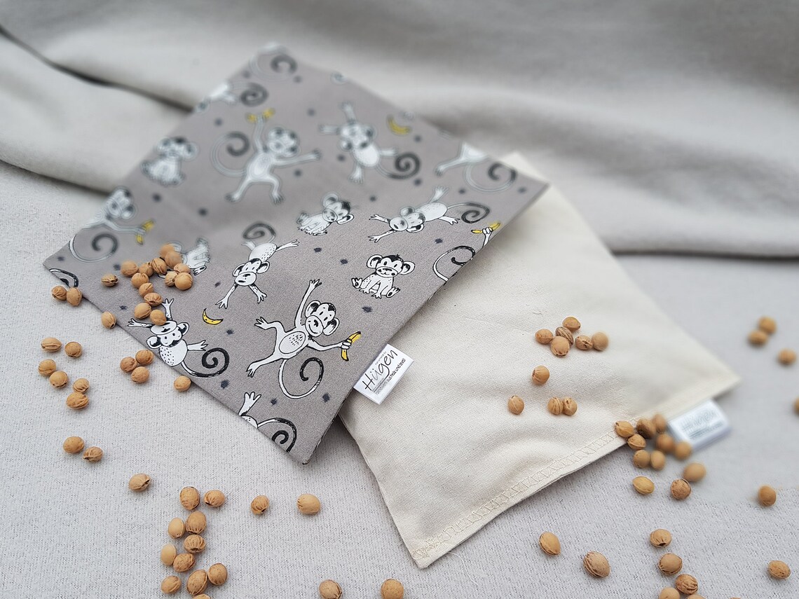 KBIBCK Kirschkernkissen Baby - Wärmegürtel Gegen Koliken & Bauchschmerzen, 100% Baumwolle