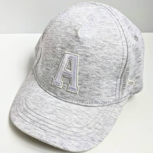 Light Heather Gray Initial Baby Infant Kids Hat Custom Letter Baseball Cap