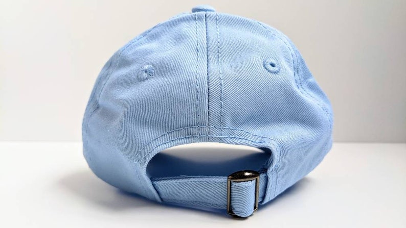 Light Blue Custom Letter Initial Baby Infant Toddler Baseball Cap Hat Gift image 4