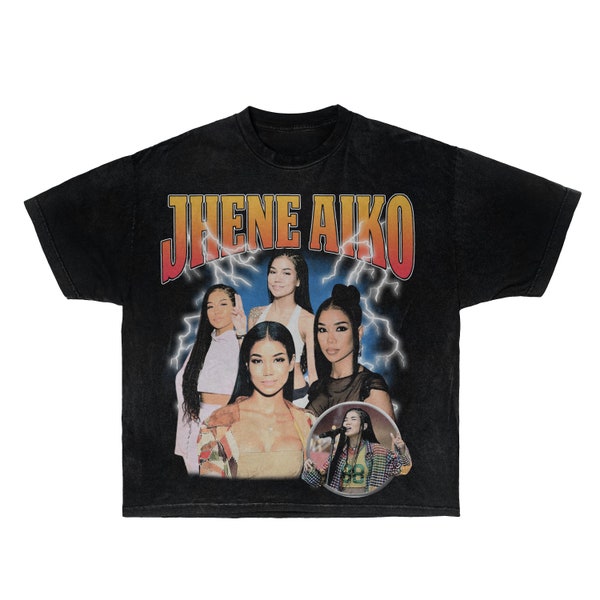 Jhene Aiko 90er Jahre Retro Rap Shirt | Bootleg Rap T-Shirt | Vintage 90er Jahre Rap T-Shirt | 2000er Jahre Rap T-Shirt