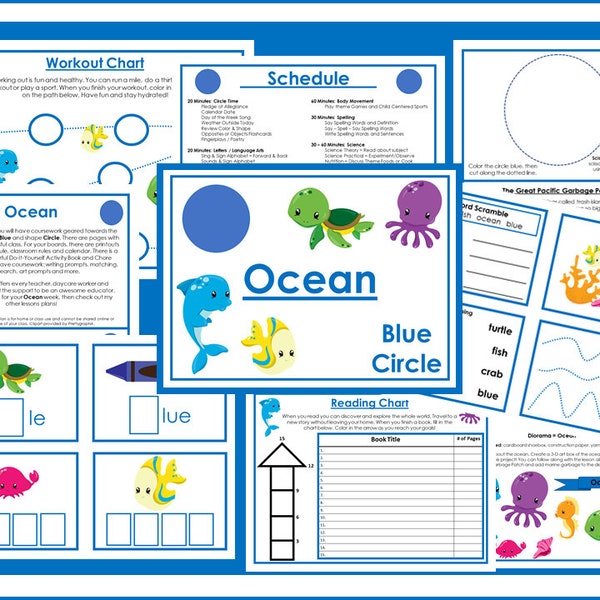 Piano di lezione sul tema dell'oceano