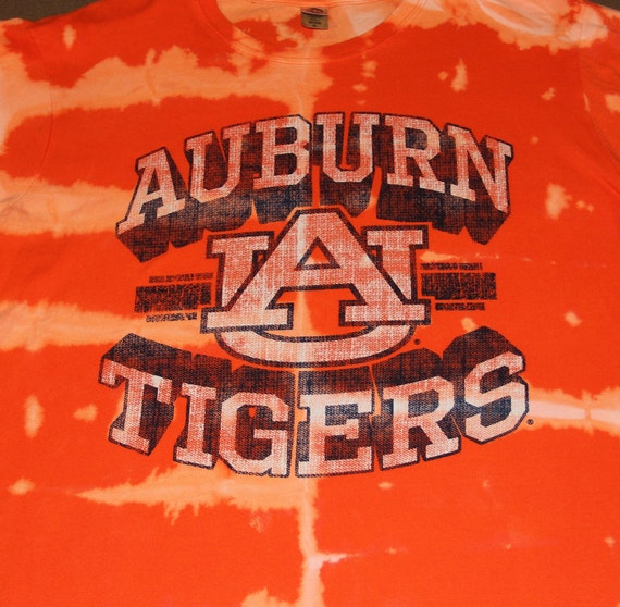 Mens XL Auburn Tigers Tie Dye T-shirt 