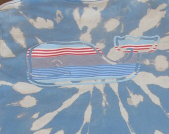 T-shirt Vineyard Vines Homme XS Vert – Manches Longues Col Rond – Motif Chien Noël – Occasion