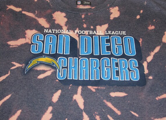Mens XL San Diego Chargers Tie Dye T 