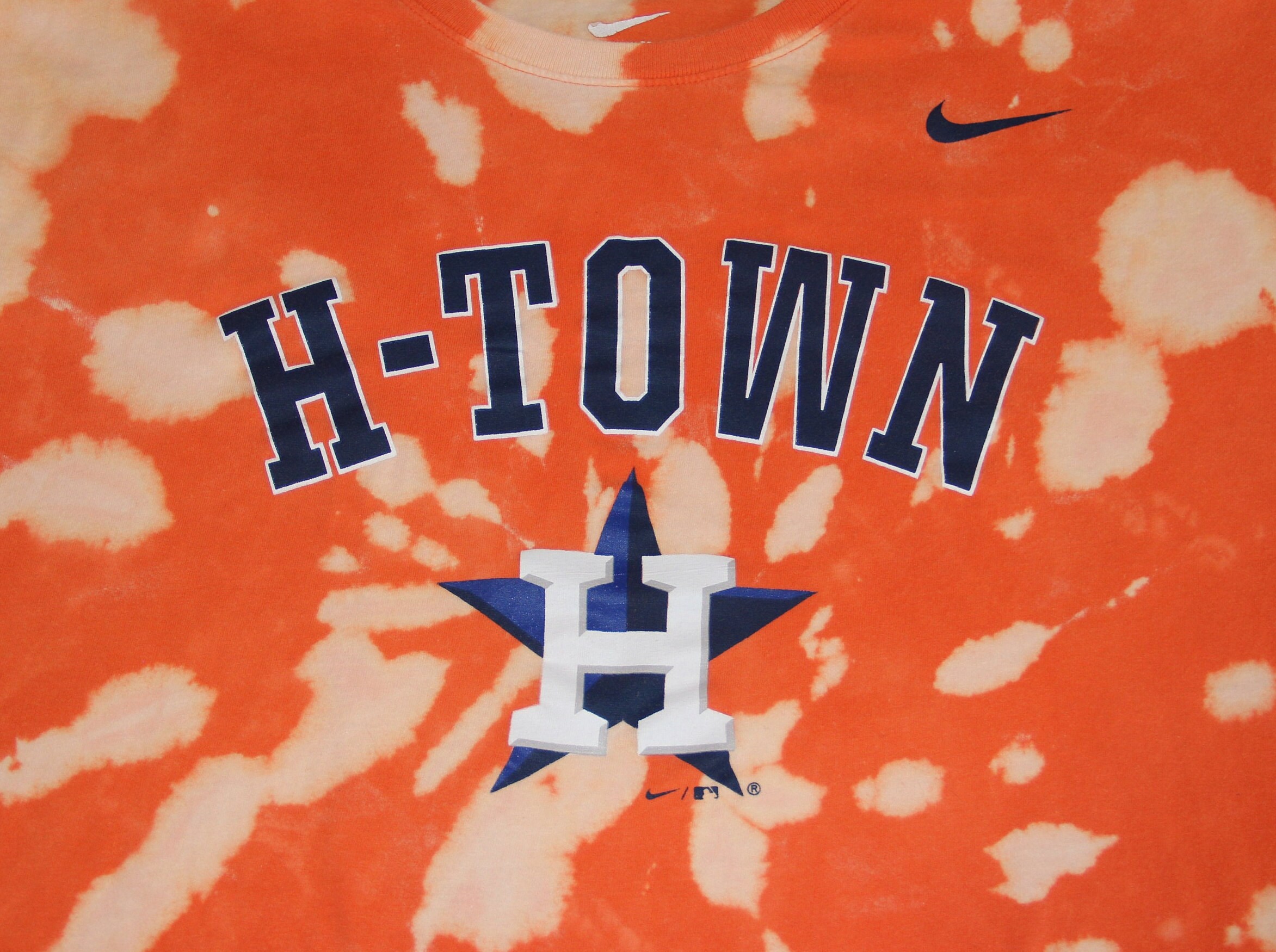 Mens XL Houston Astros h-town Tie Dye T 