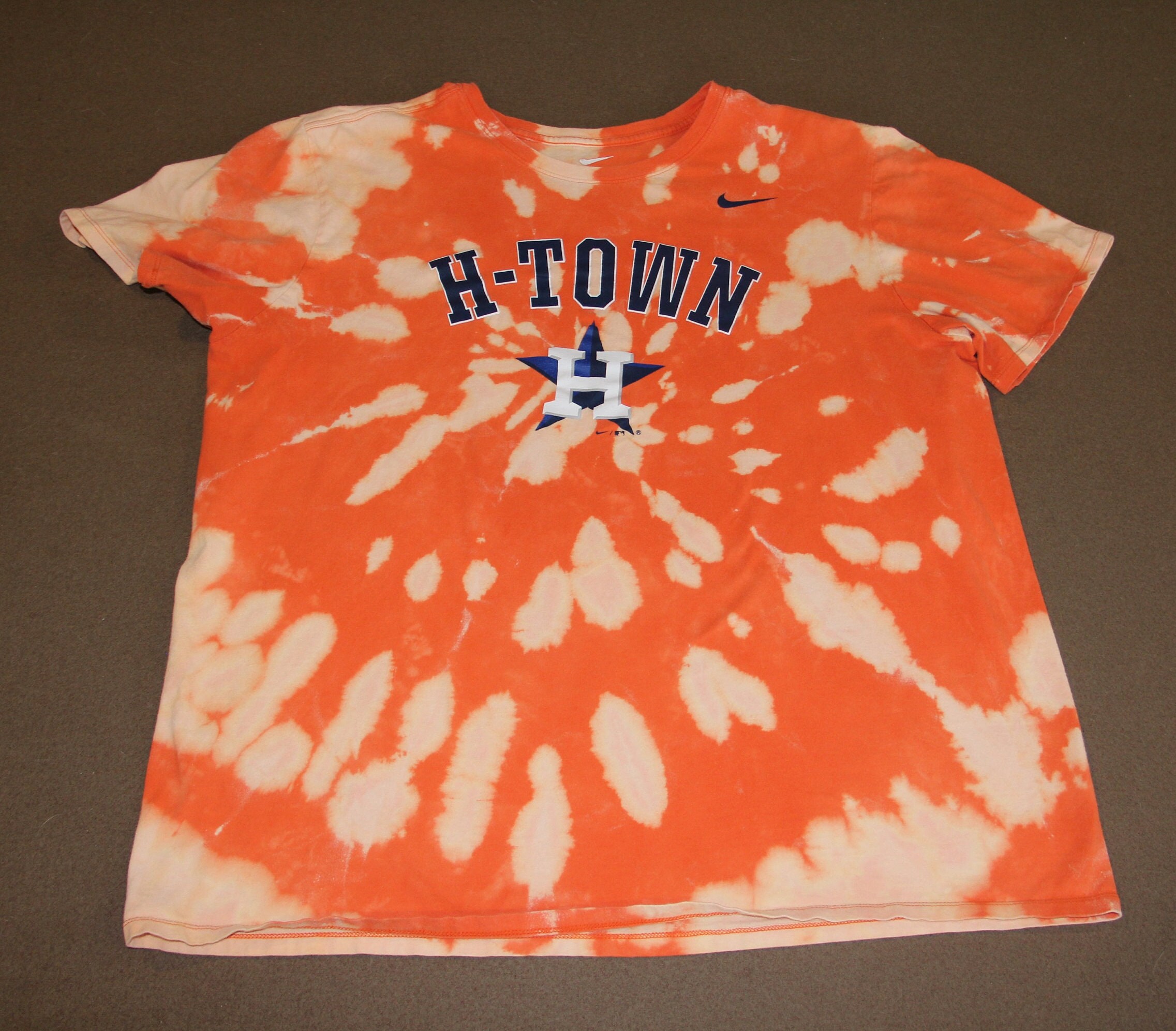 Mens XL Houston Astros h-town Tie Dye T 