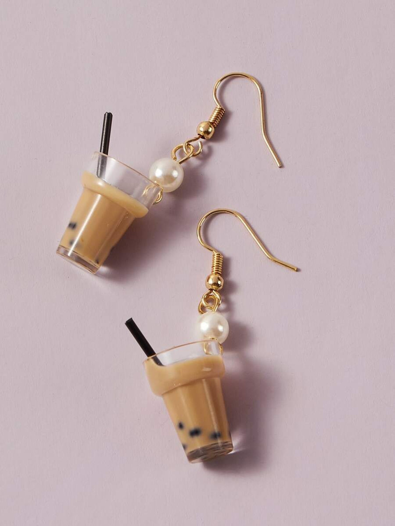 Boba Tea Earrings Boba Tea Cute Acrylic Earrings Mini Food Etsy