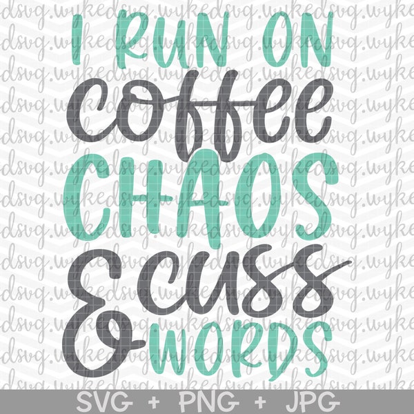 Coffee Cuss Word Svg - Etsy