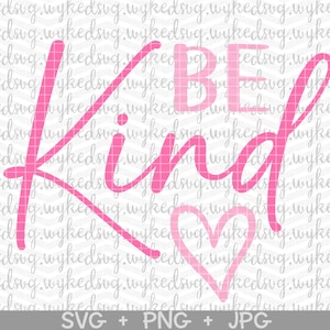 ser amable svg, camisa rosa día svg, conciencia anti bullying svg, camisa de bullying svg, bondad svg, camisa rosa para niños svg, sublimación png, SVG