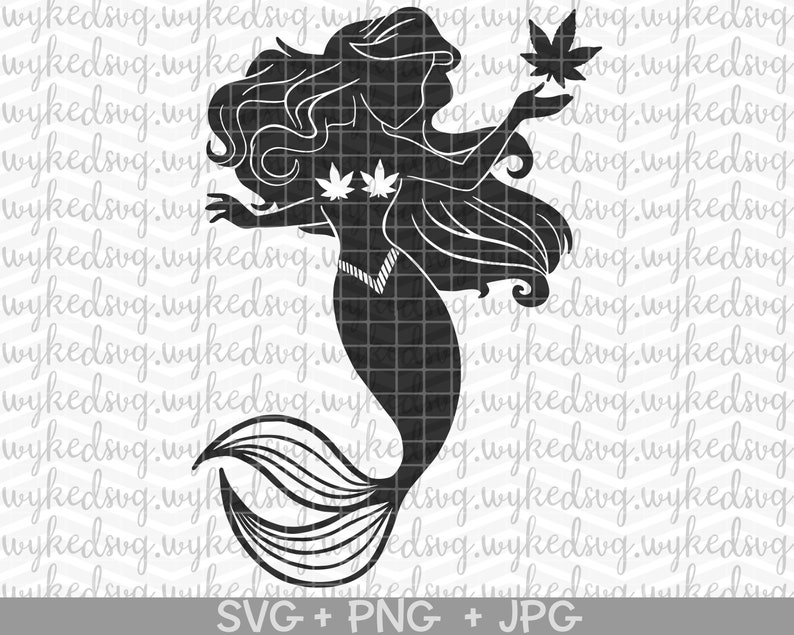 Free Free 110 Mermaid Smoking Weed Svg SVG PNG EPS DXF File