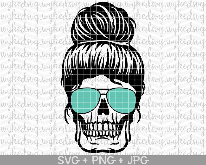 Mom Skull Svg Sunglasses Skull Svg Cricut Tumbler Svg Mom Life Svg Mombie Skull Svg Messy Bun Skull Svg Peekaboo Svg Sugar Skull Svg Clip Art Art Collectibles