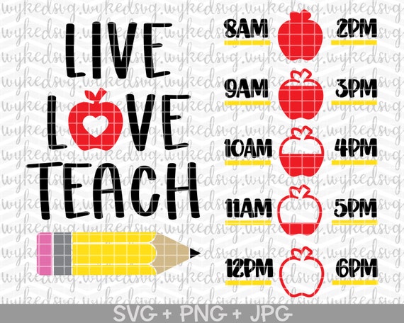 Download Live Love Teach Svg Water Tracker Svg Funny Svg Water Etsy