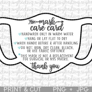 carte d'entretien pour masques png, impression et découpe de carte d'entretien pour masques png, carte d'entretien pour masques faciaux, instructions d'entretien pour masques png, cartes d'entretien imprimables pour masques, png