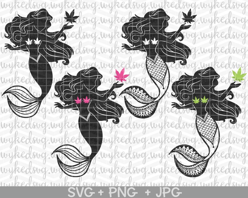 Free Free 110 Mermaid Smoking Weed Svg SVG PNG EPS DXF File