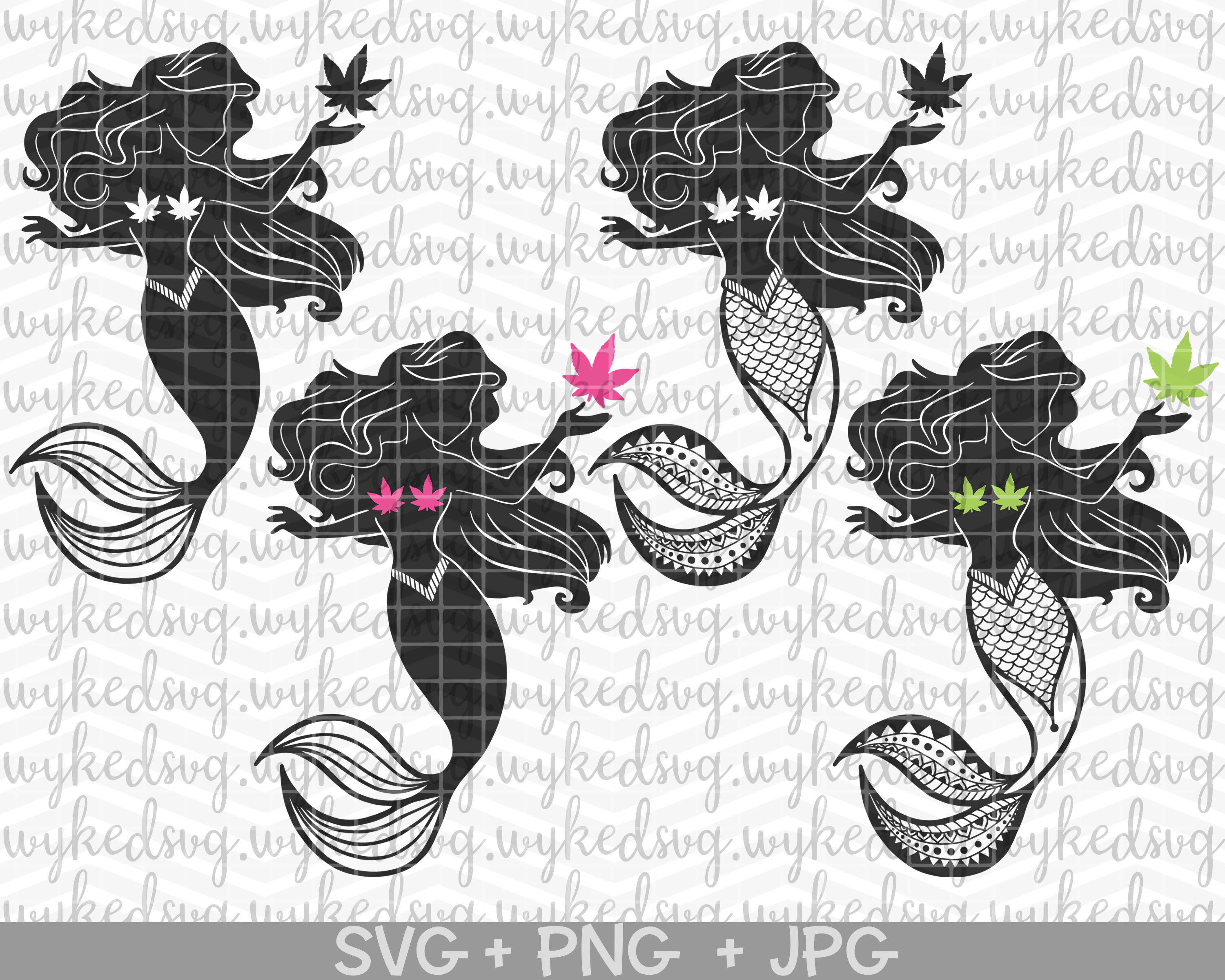 Free Free Mermaid Weed Svg 382 SVG PNG EPS DXF File