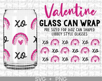 valentine libbey cup svg, heart glass svg, libbey glass can svg, pop can glass svg, beer can shaped glass svg, can wrap svg, 16oz libbey png