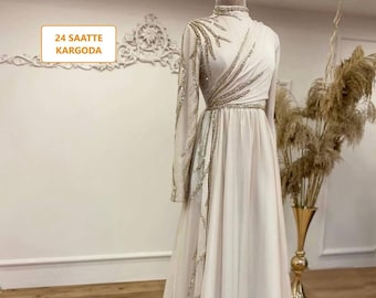 evening dress muslimah