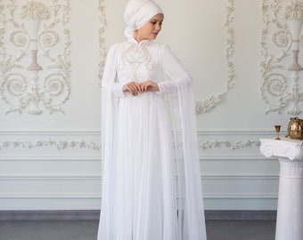 Muslim Wedding Dress Etsy