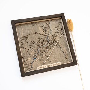 Carte des sources de soufre blanc | Bois et Epoxy