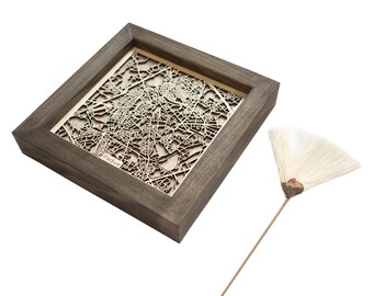 Padua Map | Wood and Epoxy