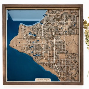 Anchorage Map | Wood and Epoxy