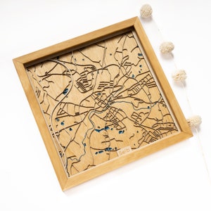 Mapa Selb / Madera y Epoxi