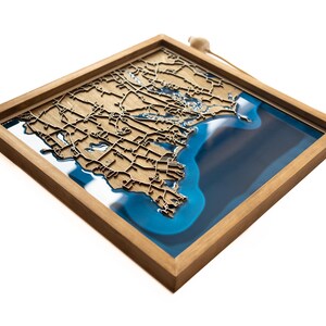 Petite Compton : carte | Bois et époxy