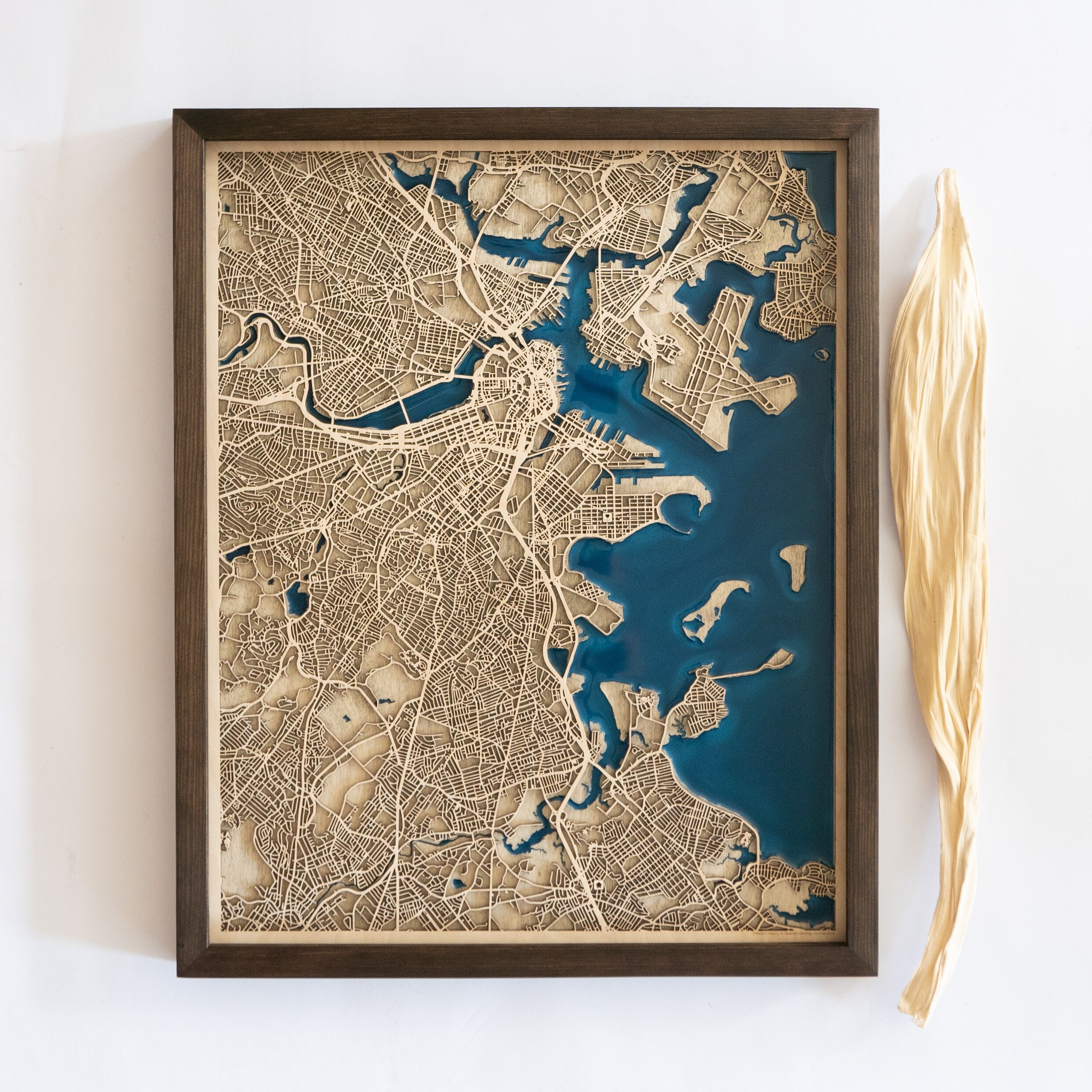 Norfair Wooden Map  Handmade by Min Turn Makers