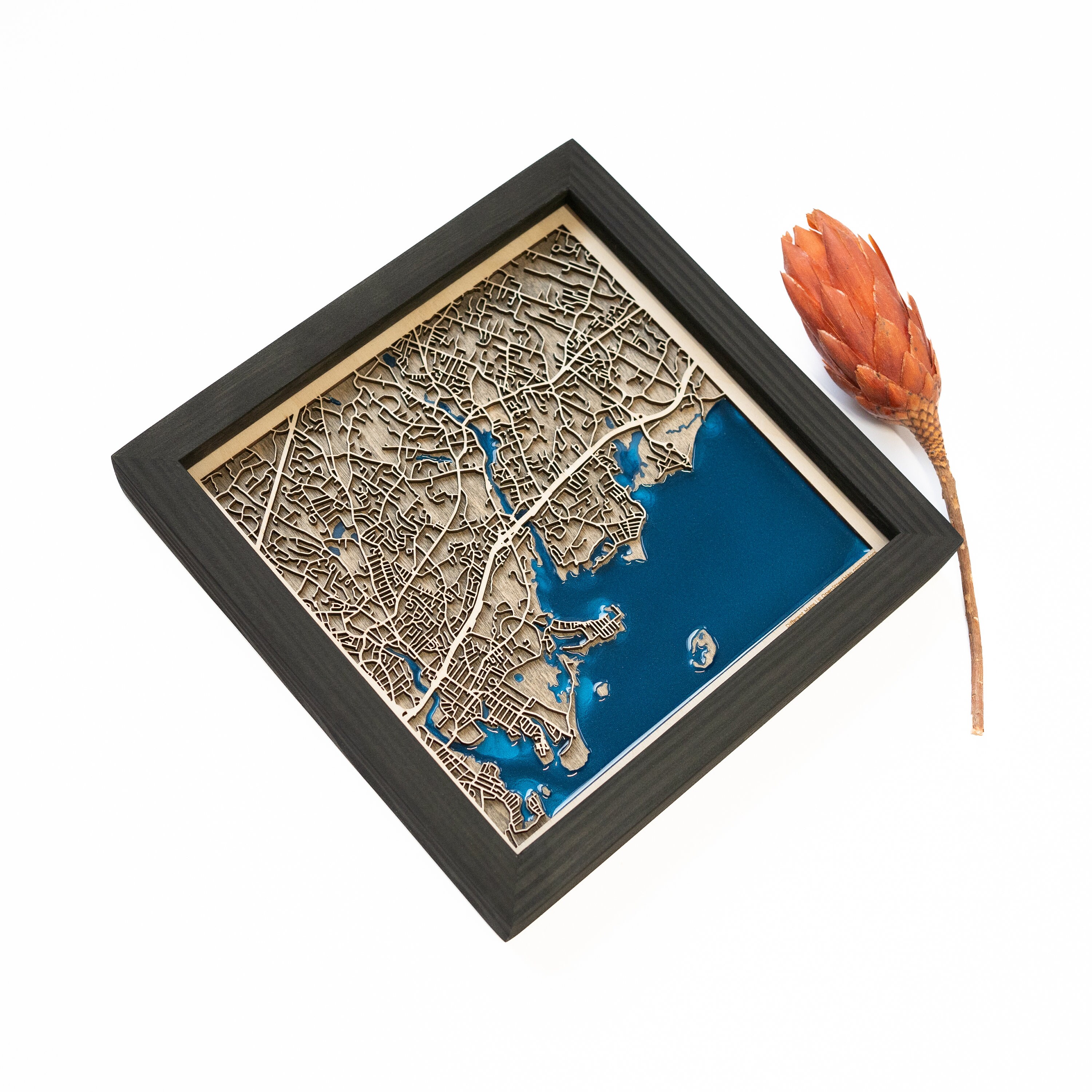 Westport Map | Wood and Epoxy