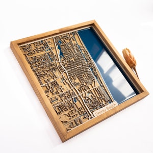 Delray Beach Map | Wood and Epoxy
