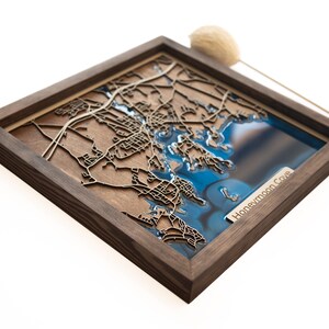 Mapa Místico / Madera y Epoxi