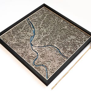 Pittsburgh Mappe | Holz und Epoxydharz