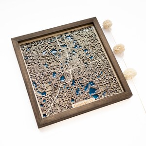 Carte d'Orlando | Bois et époxy