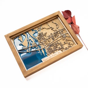 Spaanse fortkaart | Hout en epoxy