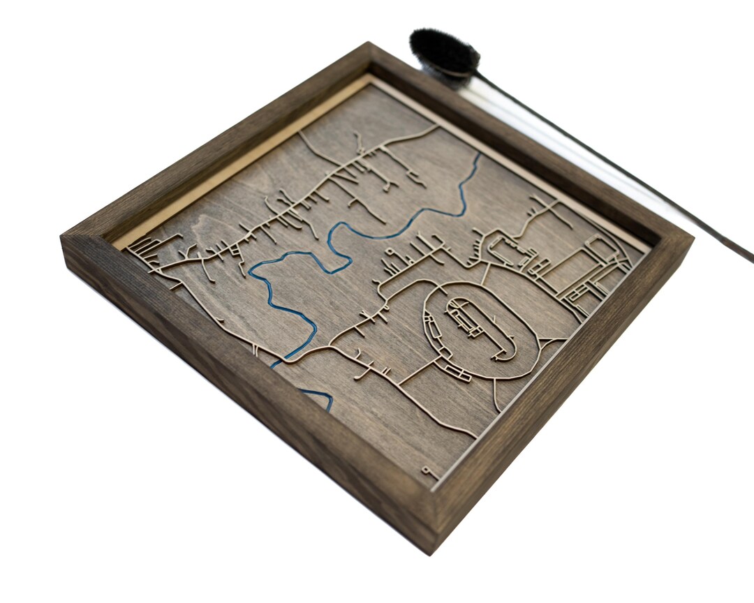 Lebanon TN Map | Wood and Epoxy - Etsy