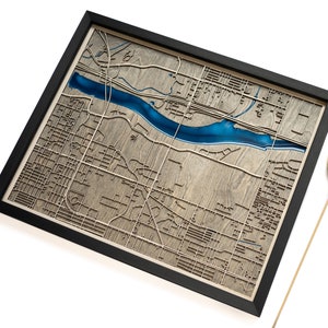 Mapa Tempe / Madera y Epoxi