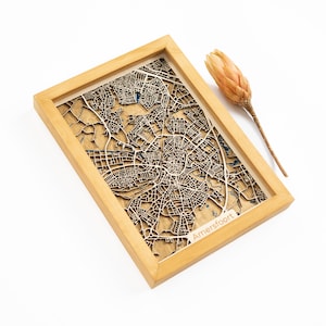 Amersfoort : carte | Bois et époxy