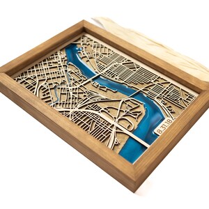 Kaart Middlegrounds Metro Park | Hout en epoxy