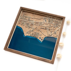 Isla Vista : carte | Bois et époxy