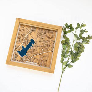 Mission Viejo : carte | Bois et époxy