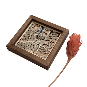 Mapa Roslyn / Madera y Epoxi