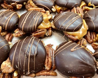 Pecan and Cashew Turtles