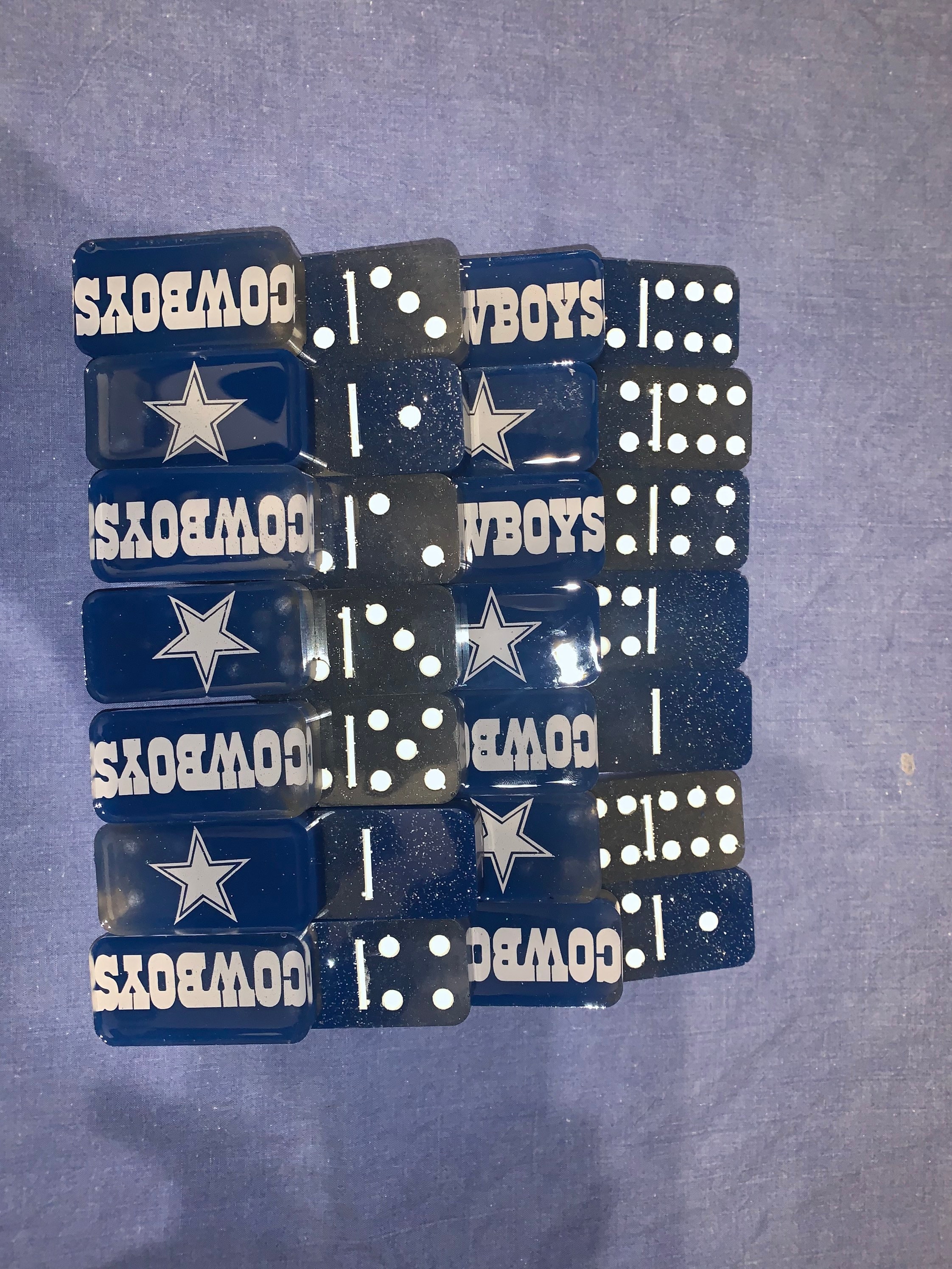 Dallas Cowboys Domino Sets Etsy