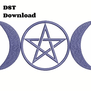 Triple Goddess Embroidery Design  **Instant Download